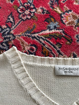 Vintage YSL V Neck Knit Jumper (S)