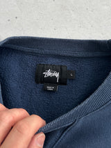 Stussy Embroidered Script Heavyweight Crewneck Sweatshirt (L)