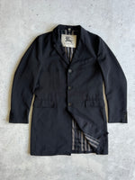 Burberry Nova Check nylon Mac / Trench Coat (L)