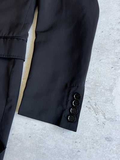 Burberry Nova Check nylon Mac / Trench Coat (L)
