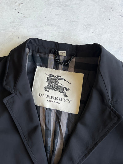 Burberry Nova Check nylon Mac / Trench Coat (L)