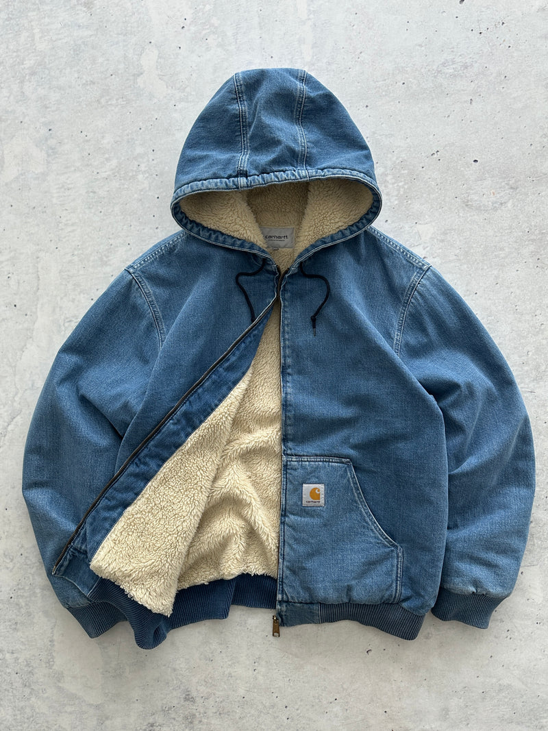 Carhartt WIP Fur Lined Zip Up Active Jacket (XL)