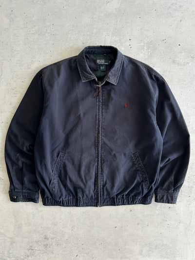 Ralph Lauren Tartan Lined Zip Up Harrington Jacket (L)