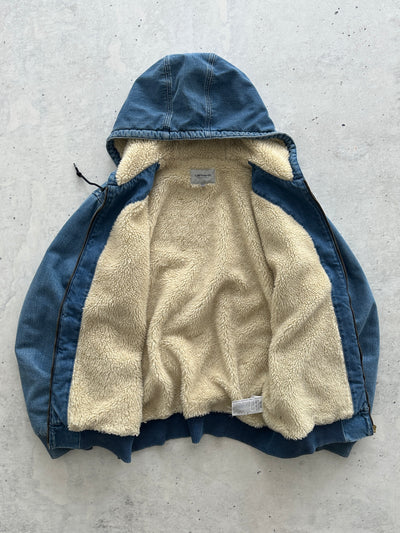 Carhartt WIP Fur Lined Zip Up Active Jacket (XL)