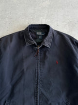 Ralph Lauren Tartan Lined Zip Up Harrington Jacket (L)