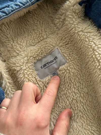 Carhartt WIP Fur Lined Zip Up Active Jacket (XL)
