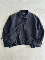 Ralph Lauren Tartan Lined Zip Up Harrington Jacket (L)