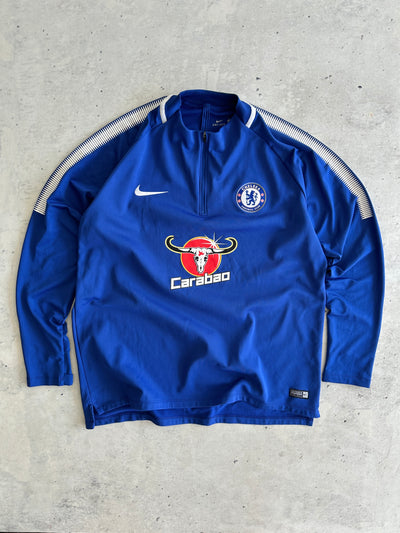 2017/18 Nike Chelsea FC 1/4 Zip Pullover (XL)