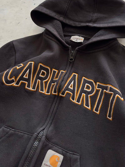 Vintage Carhartt Zip Up Spell Out Hoodie (Age 8-10)