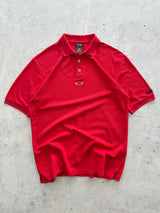 00's Oakley Embroidered Logo Polo Shirt (L)