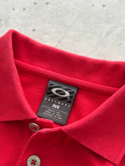 00's Oakley Embroidered Logo Polo Shirt (L)