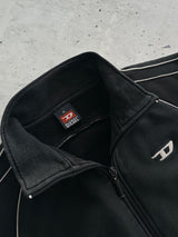 90's Diesel Heavyweight Zip Up Sweatshirt (L)