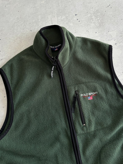 90's Ralph Lauren Polo Sport Fleece Gilet (M)