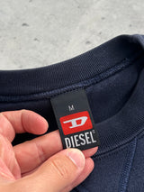 90's Diesel Chenille 'D' Crewneck Sweatshirt (M)