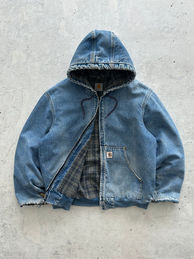 Vintage Carhartt Blanket Lined denim Active Jacket (L)