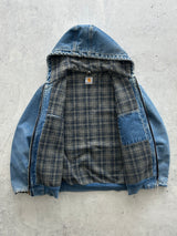 Vintage Carhartt Blanket Lined denim Active Jacket (L)