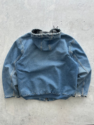 Vintage Carhartt Blanket Lined denim Active Jacket (L)