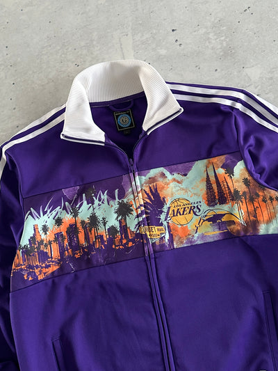 Adidas LA Lakers Zip Up Track Jacket (M)