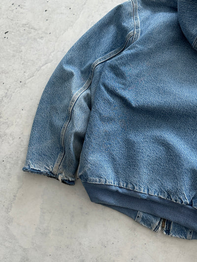 Vintage Carhartt Blanket Lined denim Active Jacket (L)