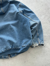 Vintage Carhartt Blanket Lined denim Active Jacket (L)