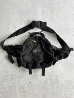 90's Stussy reflective grid Crossbody Bag (One Size)