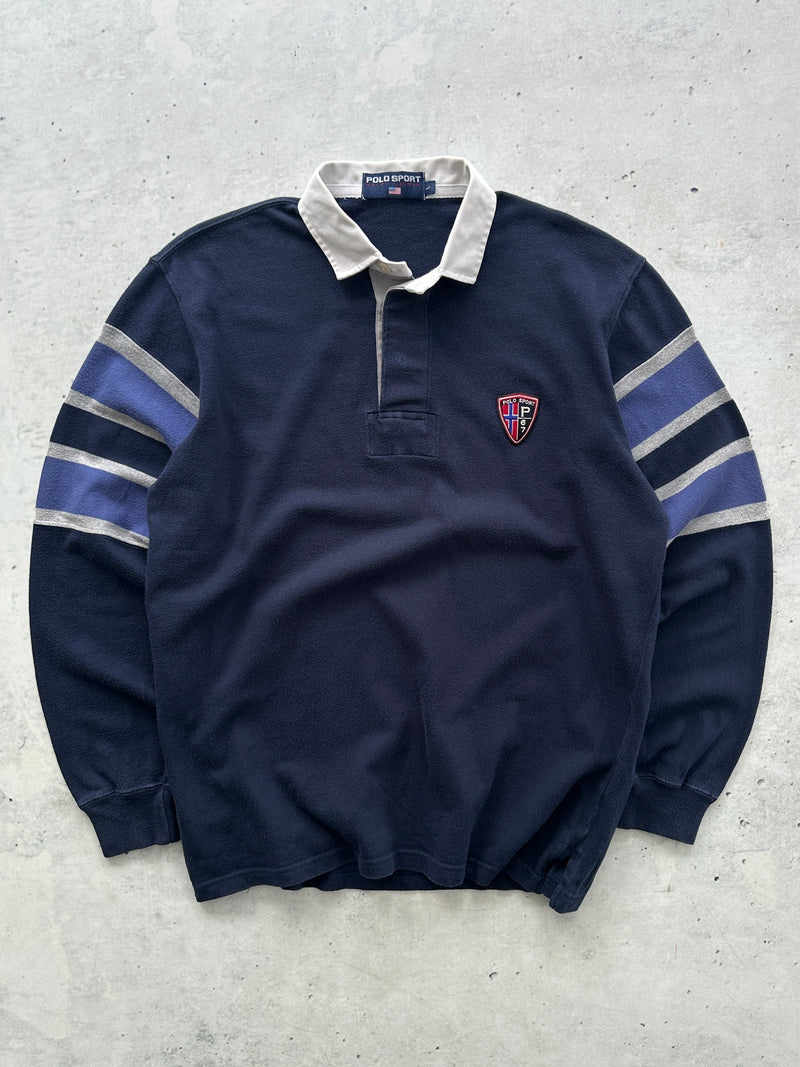 90's Ralph Lauren Polo Sport Rugby Shirt (XL)