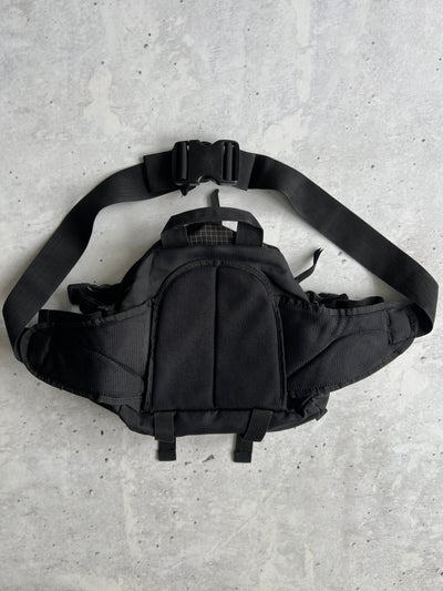 90's Stussy reflective grid Crossbody Bag (One Size)