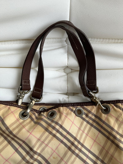 Burberry Blue Label Reversible Nova Check Bag (One Size)