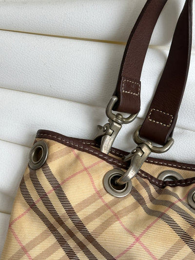 Burberry Blue Label Reversible Nova Check Bag (One Size)