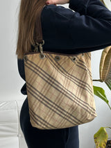 Burberry Blue Label Reversible Nova Check Bag (One Size)