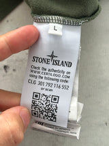 AW/20 Stone Island Patch Logo Polo Shirt (S)