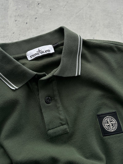 AW/20 Stone Island Patch Logo Polo Shirt (S)