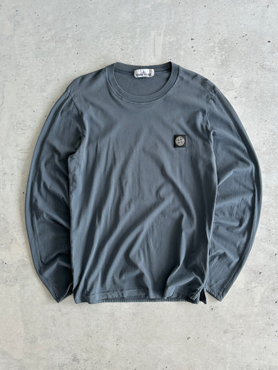 AW/16 Stone Island Patch Logo Long Sleeve T Shirt (M)