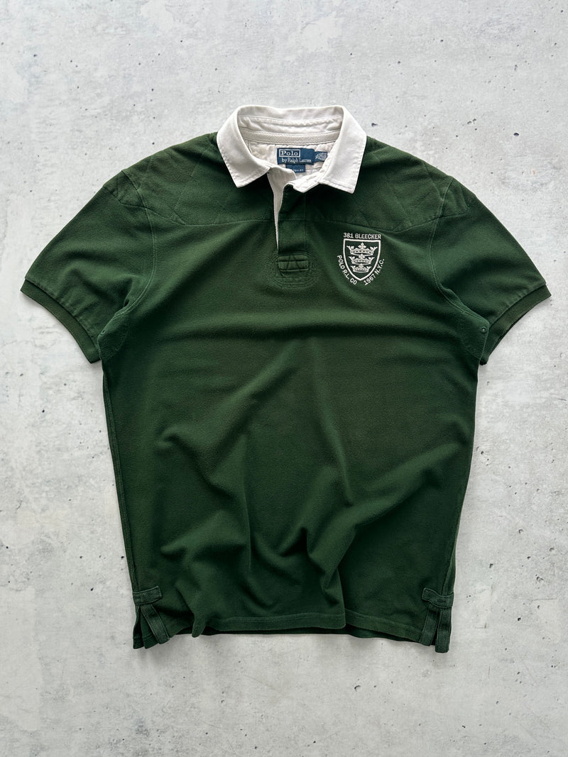 Ralph Lauren Embroidered heavy Logo rugby Polo Shirt (XL)