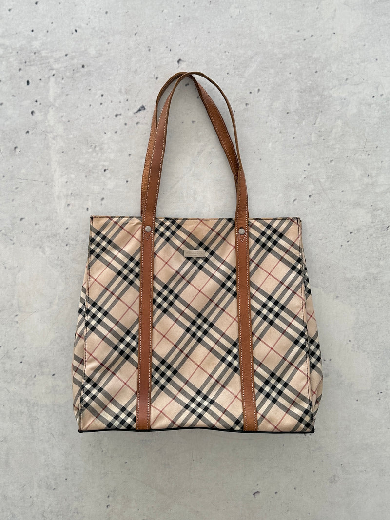 00's Burberry Nova Check Shoulder Bag (One Size)