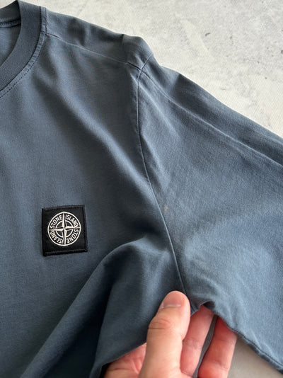AW/16 Stone Island Patch Logo Long Sleeve T Shirt (M)