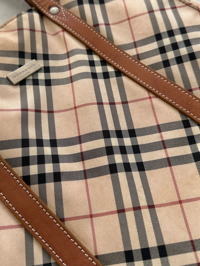 00's Burberry Nova Check Shoulder Bag (One Size)