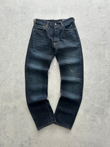 Evisu 13oz Dokuchin Japanese selvage Denim Jeans (W30 x L34)
