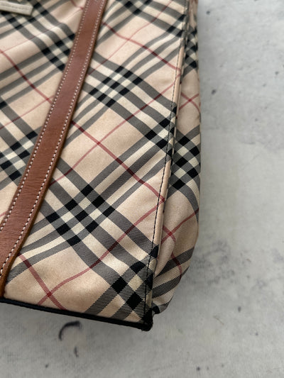 00's Burberry Nova Check Shoulder Bag (One Size)