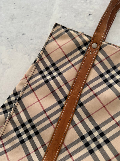 00's Burberry Nova Check Shoulder Bag (One Size)