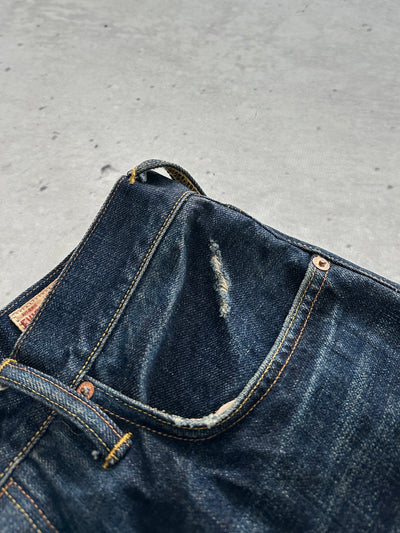 Evisu 13oz Dokuchin Japanese selvage Denim Jeans (W30 x L34)