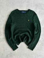 Ralph Lauren Crewneck Cable Knit Jumper (M)