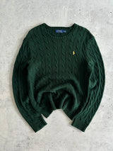Ralph Lauren Crewneck Cable Knit Jumper (M)