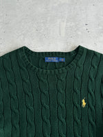 Ralph Lauren Crewneck Cable Knit Jumper (M)