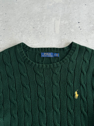 Ralph Lauren Crewneck Cable Knit Jumper (M)