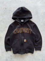 Vintage Carhartt Zip Up Spell Out Hoodie (Age 8-10)