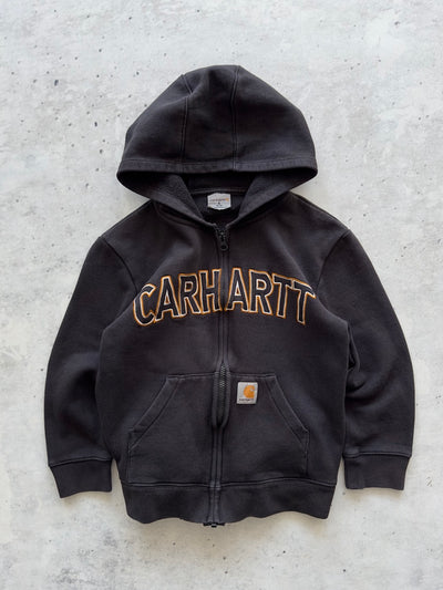 Vintage Carhartt Zip Up Spell Out Hoodie (Age 8-10)