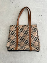 00's Burberry Nova Check Shoulder Bag (One Size)