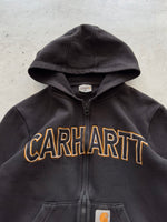 Vintage Carhartt Zip Up Spell Out Hoodie (Age 8-10)