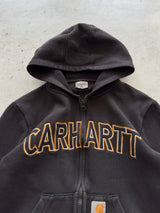 Vintage Carhartt Zip Up Spell Out Hoodie (Age 8-10)